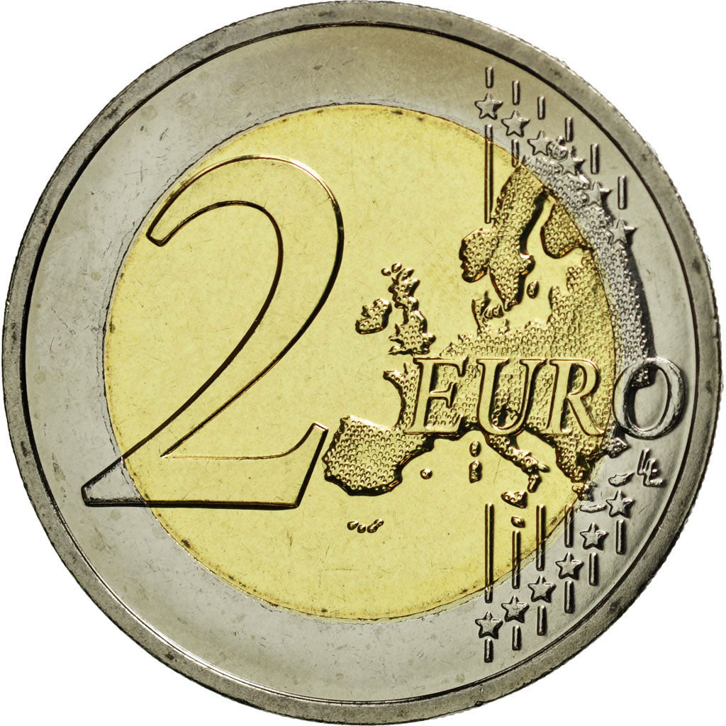 France, 2 Euro, 2008, MS(65-70), Bi-Metallic, KM:1414