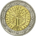 France, 2 Euro, 2010, MS(65-70), Bi-Metallic, KM:1414