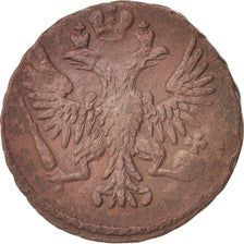Moneta, Russia, Denga, 1/2 Kopek, 1749, BB+, Rame, KM:188