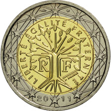 Coin, France, 2 Euro, 2011, MS(65-70), Bi-Metallic, KM:1414