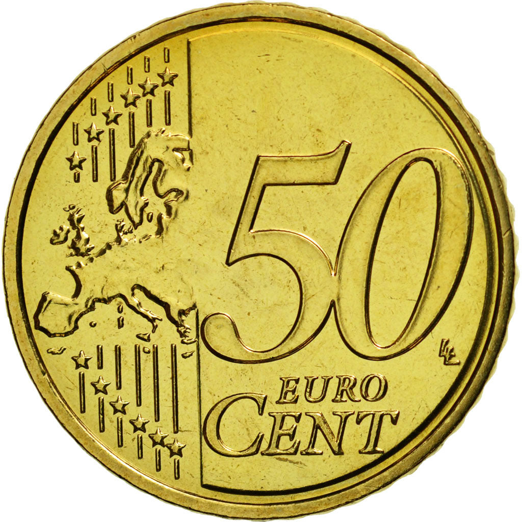 France, 50 Euro Cent, 2012, MS(65-70), Brass, KM:1412