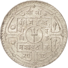 NEPAL, Rupee, 1961, KM #785, MS(60-62), Copper-Nickel, 28.5, 11.70