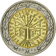 France, 2 Euro, 2012, MS(65-70), Bi-Metallic, KM:1414