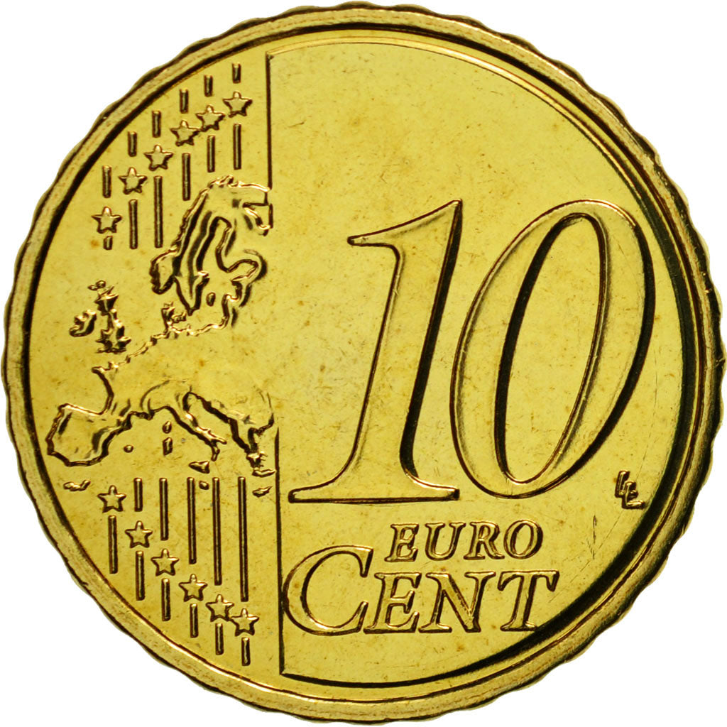 Coin, France, 10 Euro Cent, 2013, MS(65-70), Brass, KM:1410