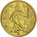 France, 50 Euro Cent, 2013, MS(65-70), Brass, KM:1412