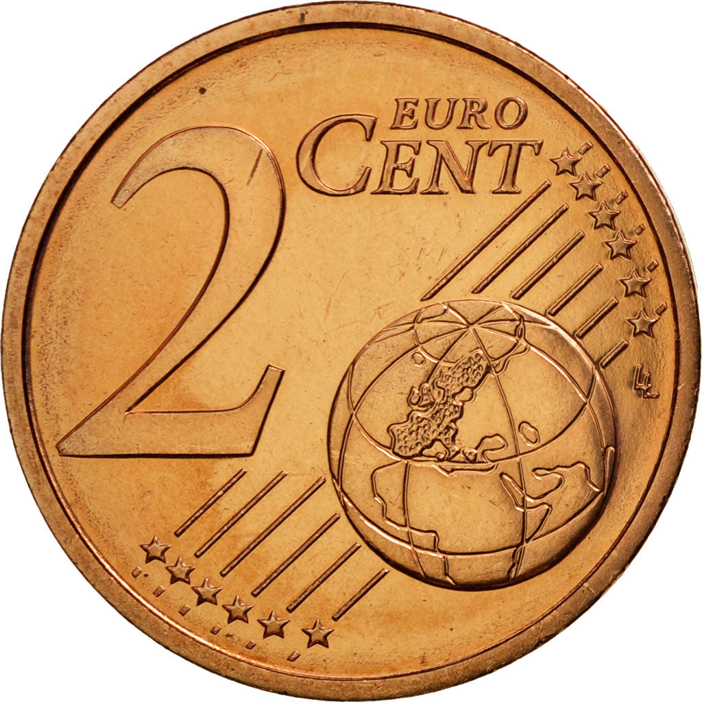 Coin, France, 2 Euro Cent, 2014, MS(65-70), Copper Plated Steel