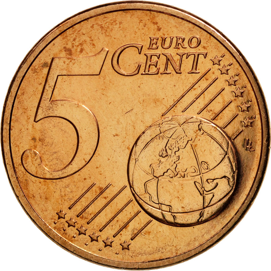 Coin, France, 5 Euro Cent, 2014, MS(65-70), Copper Plated Steel
