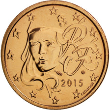 Coin, France, 5 Euro Cent, 2015, MS(65-70), Copper Plated Steel