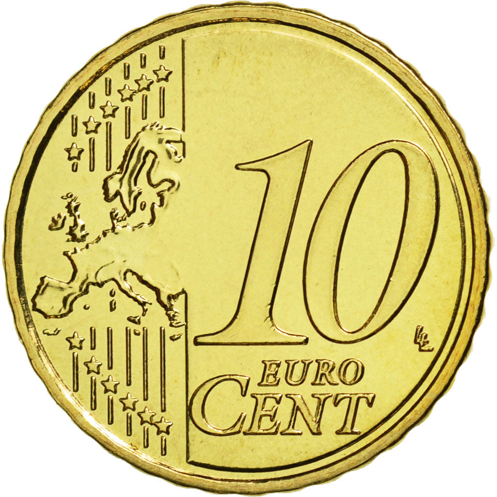 Moneda, Francia, 10 Euro Cent, 2016, FDC, Latón