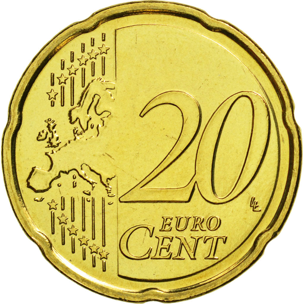 Coin, France, 20 Euro Cent, 2014, MS(65-70), Brass
