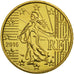 France, 50 Euro Cent, 2016, MS(65-70), Brass