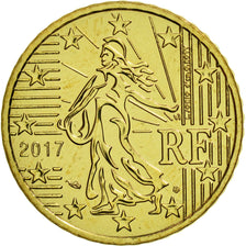 France, 50 Euro Cent, 2017, FDC, Laiton