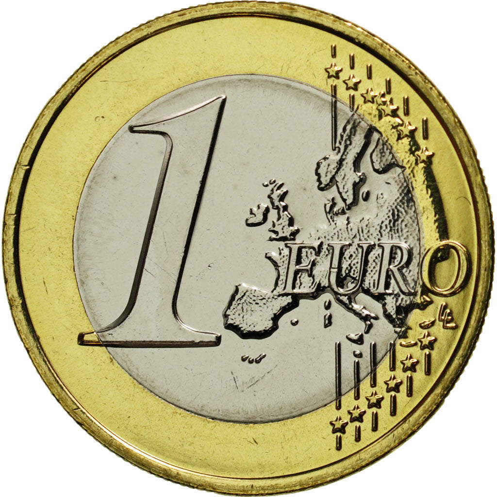 France, 1 Euro, 2014, MS(65-70), Bi-Metallic