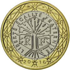 France, 1 Euro, 2016, MS(65-70), Bi-Metallic