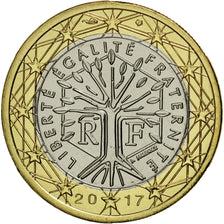 France, 1 Euro, 2017, FDC, Bi-Metallic