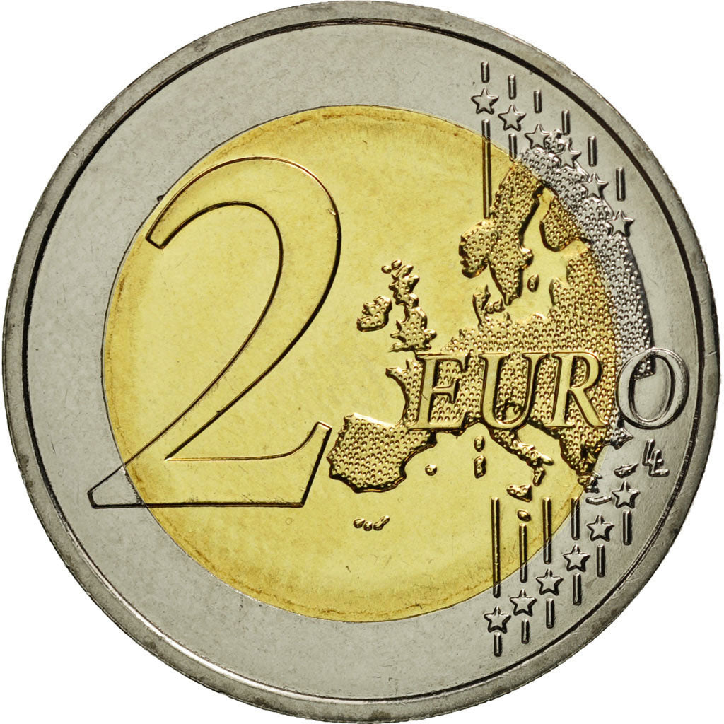 France, 2 Euro, 2014, MS(65-70), Bi-Metallic