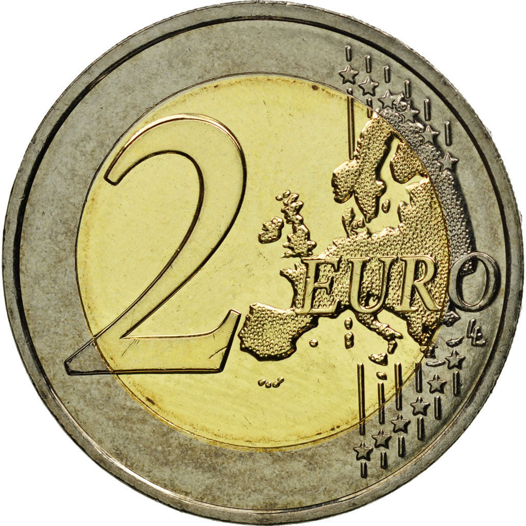 Coin, France, 2 Euro, 2015, MS(65-70), Bi-Metallic
