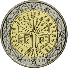 Monnaie, France, 2 Euro, 2016, FDC, Bi-Metallic