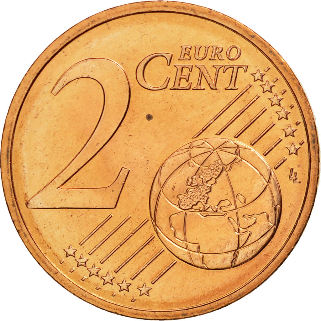Monnaie, France, 2 Euro Cent, 2002, FDC, Copper Plated Steel, KM:1283