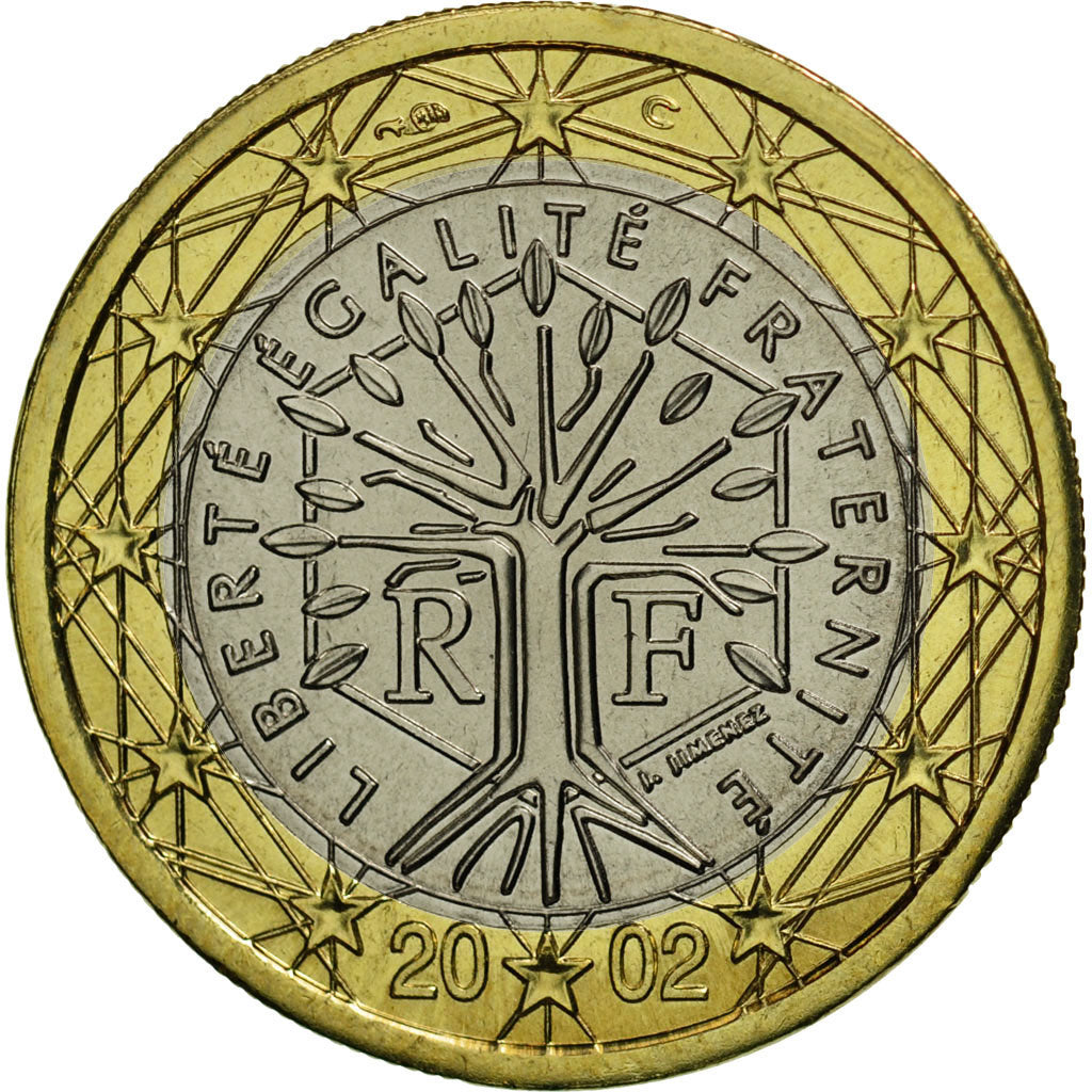 Coin, France, Euro, 2002, MS(65-70), Bi-Metallic, KM:1288