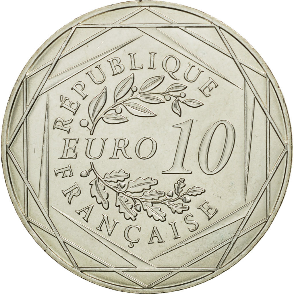Coin, France, 10 Euro, Coq, 2016, MS(63), Silver