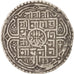 NEPAL, Mohar, 1811, KM #529, EF(40-45), Silver, 5.21