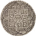 NEPAL, Mohar, 1811, KM #529, EF(40-45), Silver, 5.21