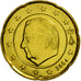 Belgia, 20 Euro Cent, 2004, Brussels, MS(65-70), Mosiądz, KM:228