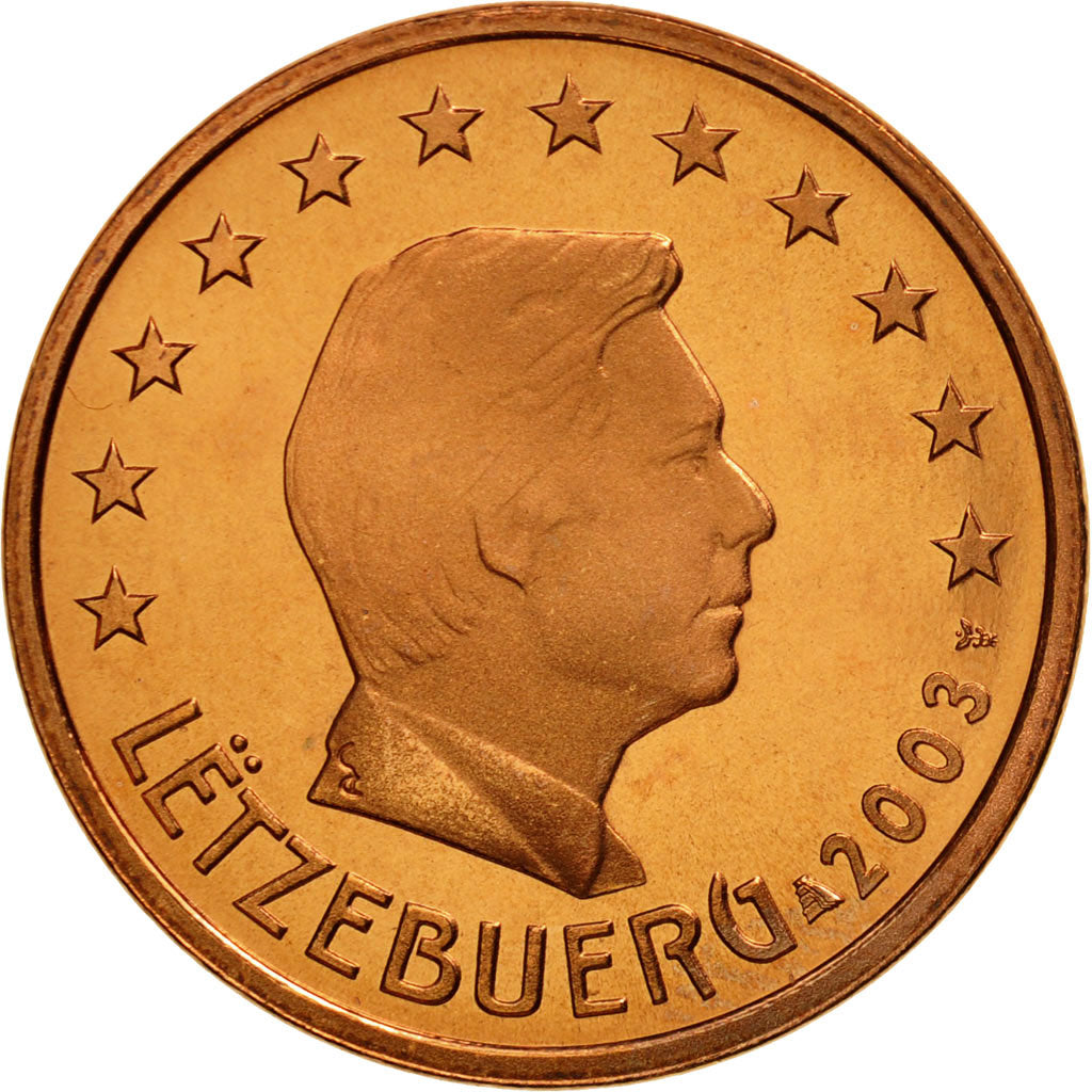 Luxembourg, 5 Euro Cent, 2003, MS(65-70), Copper Plated Steel, KM:77