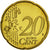 Luxemburgo, 20 Euro Cent, 2003, FDC, Latón, KM:79