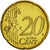 Luksemburg, 20 Euro Cent, 2003, Utrecht, MS(65-70), Mosiądz, KM:79