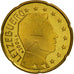 Luxembourg, 20 Euro Cent, 2004, MS(65-70), Brass, KM:79