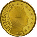 Luxembourg, 20 Euro Cent, 2004, MS(65-70), Brass, KM:79