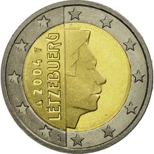 Luxembourg, 2 Euro, 2004, MS(65-70), Bi-Metallic, KM:82