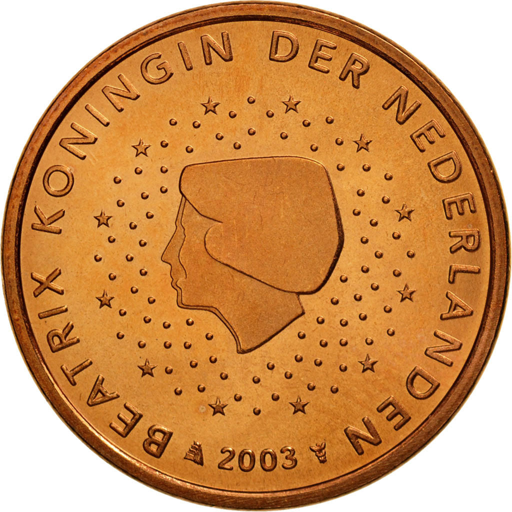 Netherlands, 5 Euro Cent, 2003, MS(65-70), Copper Plated Steel, KM:236