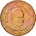 VATICAN CITY, Euro Cent, 2011, MS(65-70), Copper Plated Steel, KM:375