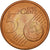 PAŃSTWO WATYKAŃSKIE, 5 Euro Cent, 2011, Rome, MS(65-70), Miedź platerowana