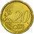 PAŃSTWO WATYKAŃSKIE, 20 Euro Cent, 2011, Rome, MS(65-70), Mosiądz, KM:386