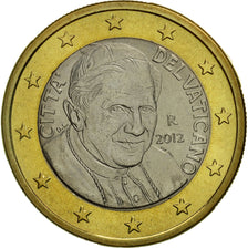 VATICAN CITY, Euro, 2012, MS(65-70), Bi-Metallic, KM:388