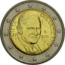 VATICAN CITY, 2 Euro, 2012, MS(65-70), Bi-Metallic, KM:389