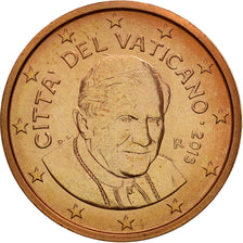 VATICAN CITY, 2 Euro Cent, 2013, MS(65-70), Copper Plated Steel, KM:376