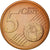 PAŃSTWO WATYKAŃSKIE, 5 Euro Cent, 2013, Rome, MS(65-70), Miedź platerowana