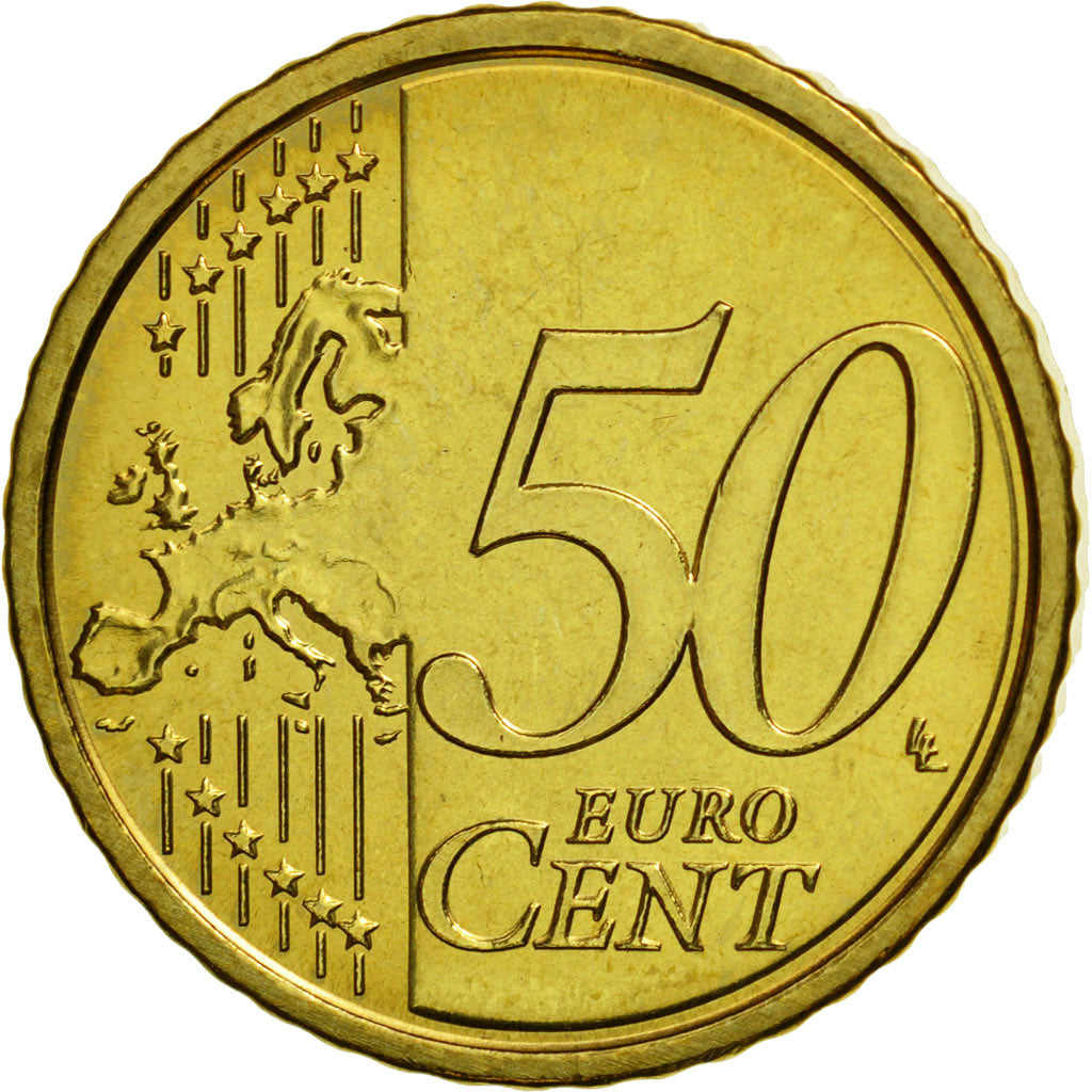 VATICAN CITY, 50 Euro Cent, 2013, MS(65-70), Brass, KM:387
