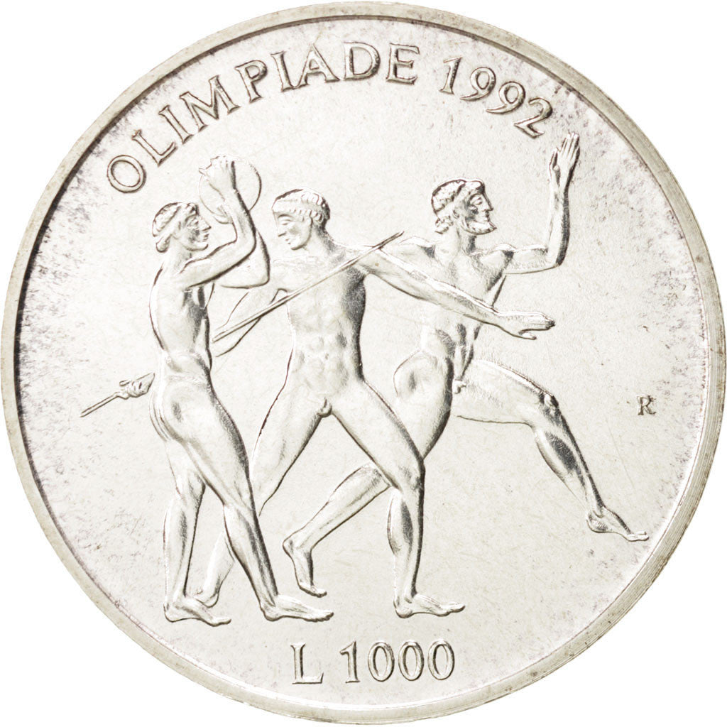 San Marino, 1000 Lire, 1992, SPL, Argento, KM:277