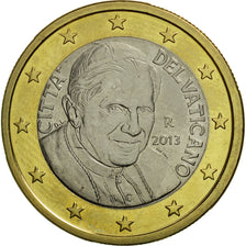 VATICAN CITY, Euro, 2013, MS(65-70), Bi-Metallic, KM:388