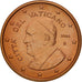 VATICAN CITY, 5 Euro Cent, 2014, MS(65-70), Copper Plated Steel