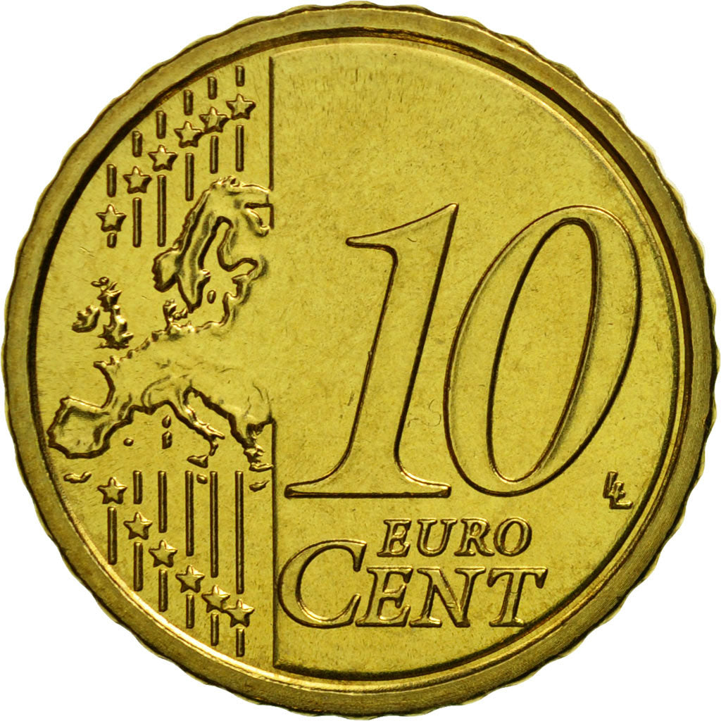 VATICAN CITY, 10 Euro Cent, 2014, MS(65-70), Brass