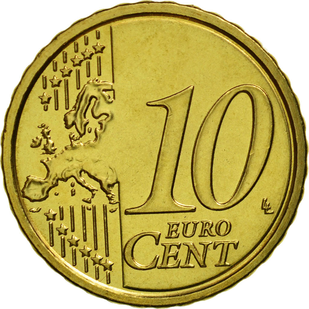 Cité du Vatican, 10 Euro Cent, 2015, FDC, Laiton