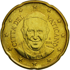 Vatikanstadt, 20 Euro Cent, 2014, STGL, Messing