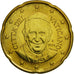 CITTÀ DEL VATICANO, 20 Euro Cent, 2014, FDC, Ottone